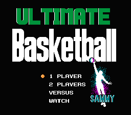 Ultimate Basketball title screenshot